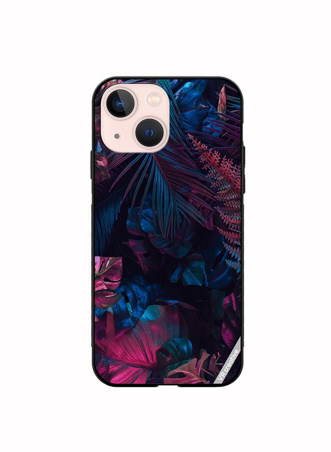 VR CREATIVE Protective Case Cover For Apple iPhone 13 Leaf Design Multicolour - Image 1