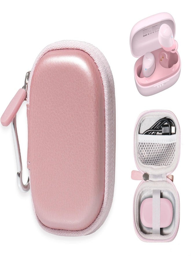 getgear Case for TOZO A1 Mini Wireless Bluetooth Headphones 5.3" Lightweight Built-in Mic (Rose Gold) - Image 1