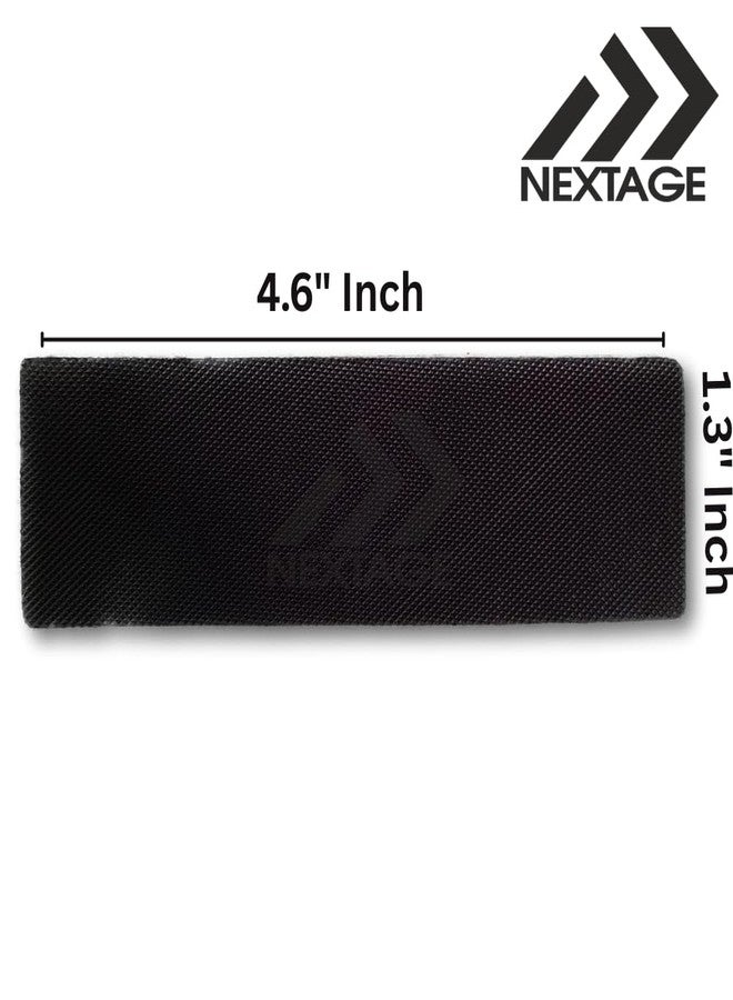 Nextage Cricket Bat Rubber Toe Guard - Guard for Bat Toe Protection | Prevents Moisture & Cracks | Durable Black Rubber Toe Guard- 6 Pcs (Adhesive Required) - Image 4