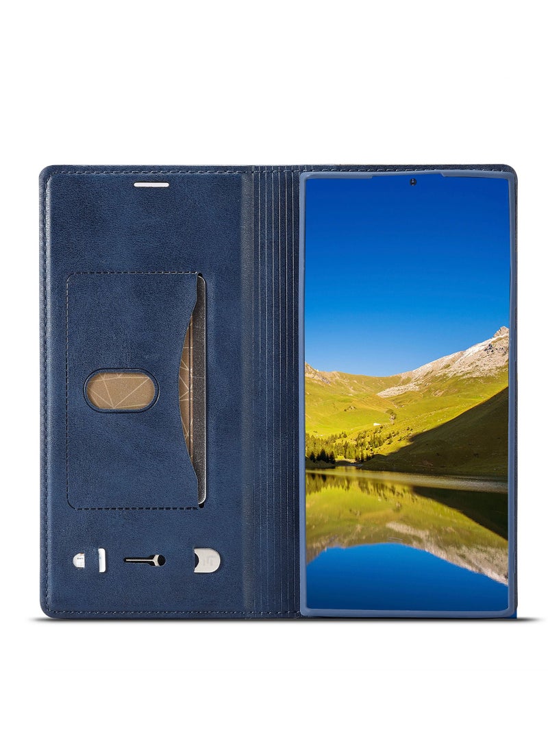 Suteni Flip Cover Leather Protective Case for Samsung Mobile Phone - Image 2