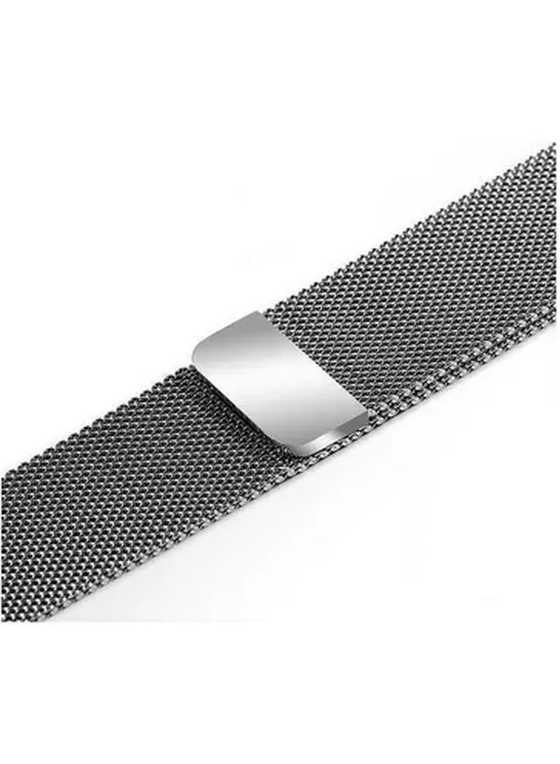 Rabos Milanese Loop Strap Wrist Band For Smart Watch Huawei GT2 / GT - Sonic 22mm Silver - Image 3