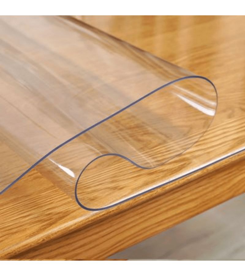 1pc Rectangular Transparent PVC Tablecloth 43.31x160 Inch Smooth Bright Surface 1.5mm Easy to Clean Suitable for Restaurants Banquets Daily Home Use Indoor Outdoor Kitchen Decor - Image 5