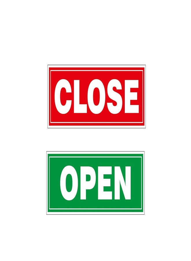 NS INVENTIVENESS - Open and Close Sign Board For Shop PVC Sticker (Rectangle, 6 inch X 2 inch) Multicolor3 - Image 1