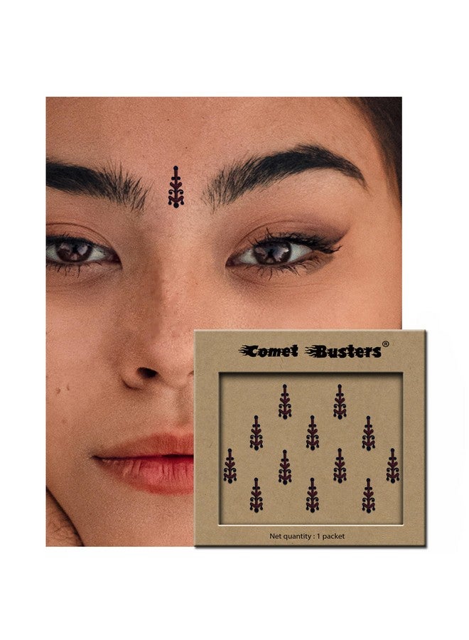 Comet Busters Handcrafted Maroon And Black Bindis (BIN2164) - Image 5