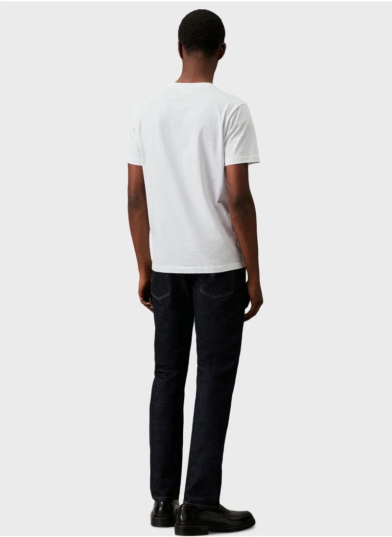 CALVIN KLEIN Graphic Crew Neck T-Shirt