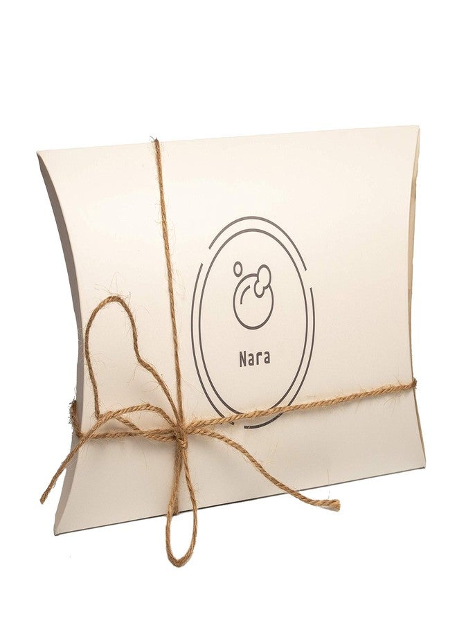 Nara Loofah (lufa) Sponge Set : one face Sponge, one Back and Body Scrubber and a Suction Clip. Sponges to exfoliate Your Body and face. - Image 3