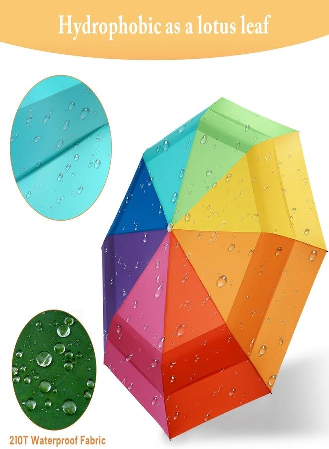 KRUPAVI 3 Fold Umbrella for Rain with Auto Open and Close for Women and Men, Portable Travel Automatic Folding Umbrella - UV Big Size Umbrella for Sun Protection Rain Windproof & Compact (1) - Image 4