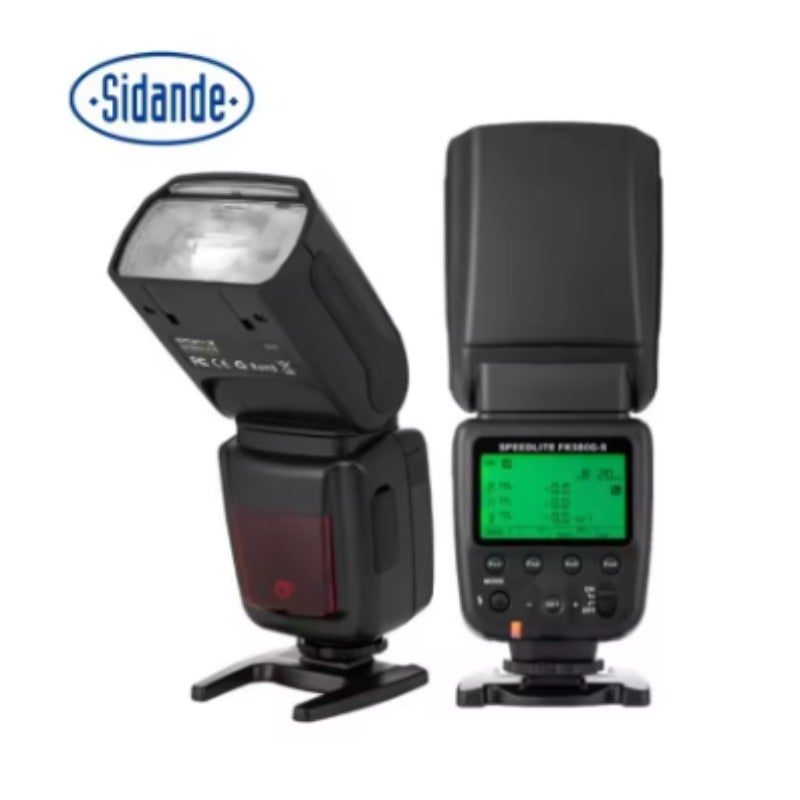 Sidande / / Sidande Fk580 Gn58 Camera Flash Light TLL ,Speedlight Speedlite for Nikon Camera - Image 2