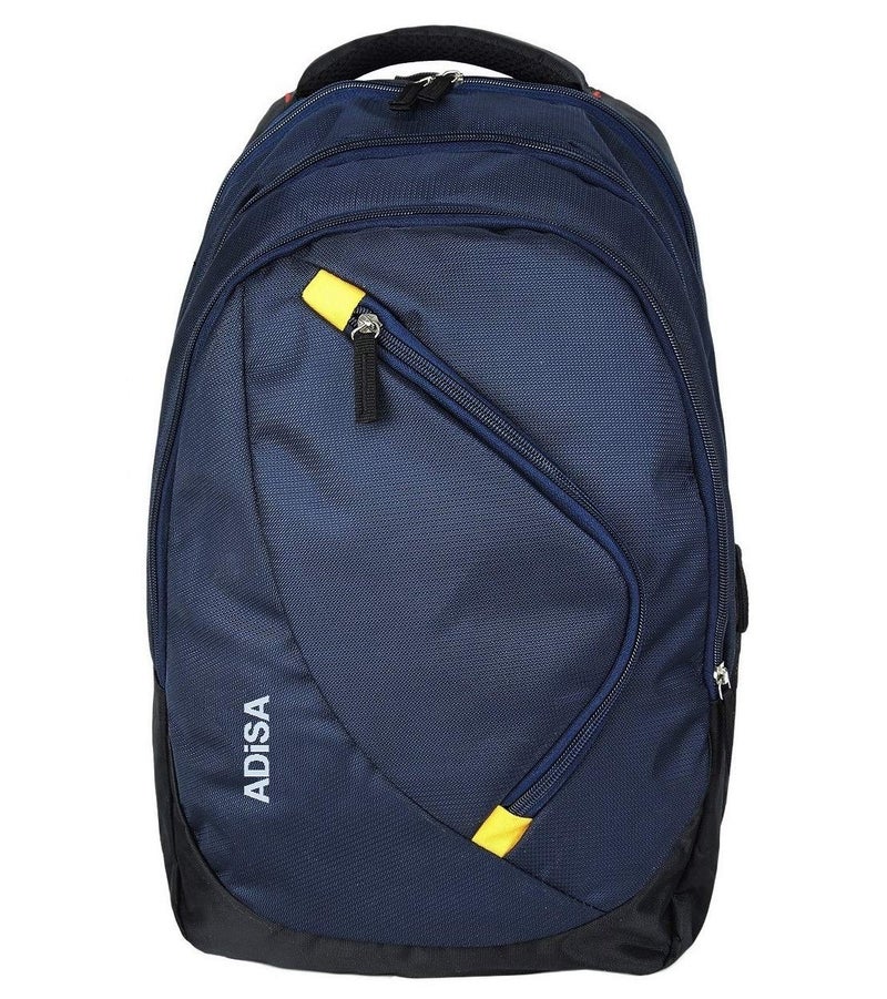ADISA 32 Ltrs Water Resistant Casual Travel Bagpack/College Backpack/School Office Bag for Men and Women (navy) - Image 1