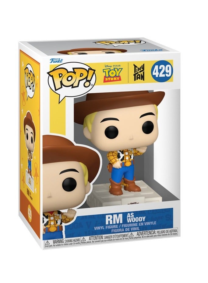Funko Pop! Music: K-POP - BTS X Toy Story - RM As Woody - Image 1