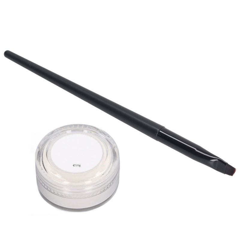 White Brow Paste Safe Clear Lines Light Texture Eyebrow Mapping Paste with Brush for Eyebrow and Lip - Image 2