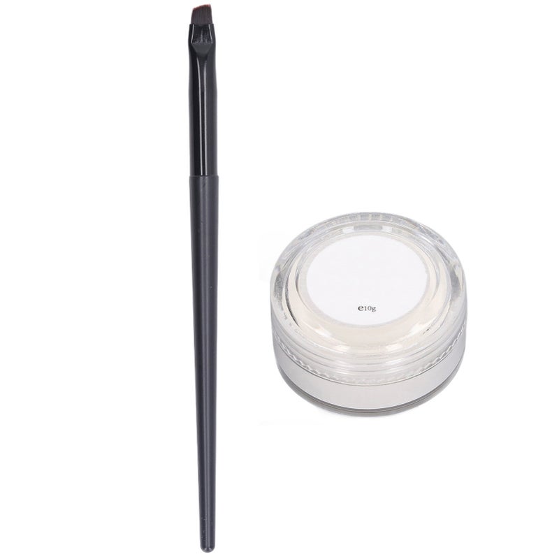 White Brow Paste Safe Clear Lines Light Texture Eyebrow Mapping Paste with Brush for Eyebrow and Lip - Image 1