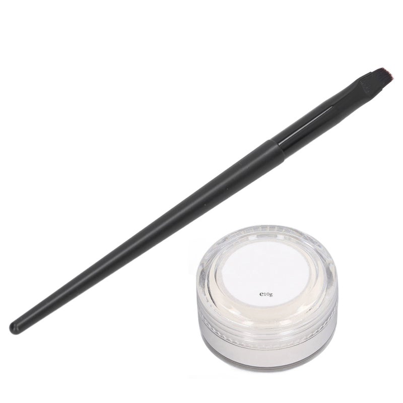 White Brow Paste Safe Clear Lines Light Texture Eyebrow Mapping Paste with Brush for Eyebrow and Lip - Image 3