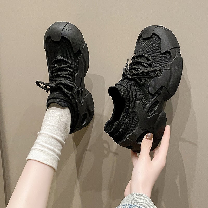 N Sneaker Summer Woven Mesh Breathable Socks Shoes Mountaineering Non-Slip Shoes Explosions Daddy Shoes - Image 4