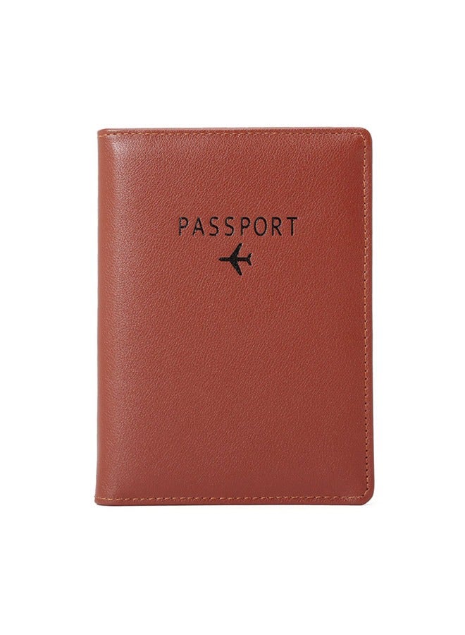 KUAZIVI Universal Passport Protector PU Leather Travel Wallet Case Organiser Passport Holder Cover - Image 1