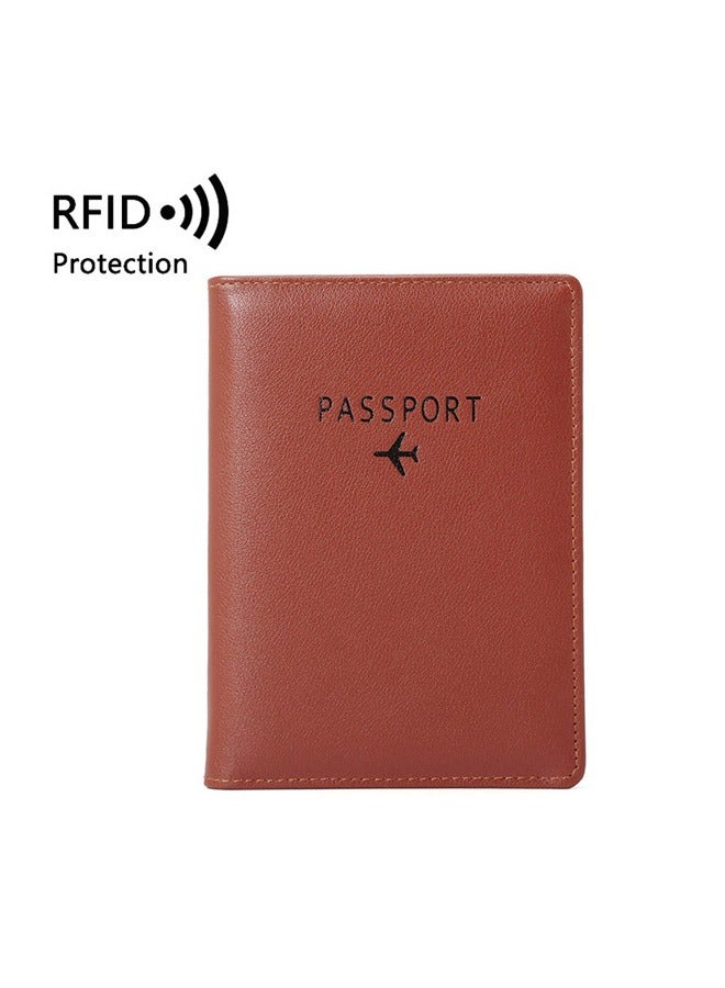 KUAZIVI Universal Passport Protector PU Leather Travel Wallet Case Organiser Passport Holder Cover - Image 3