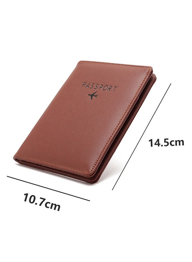 KUAZIVI Universal Passport Protector PU Leather Travel Wallet Case Organiser Passport Holder Cover - Image 5