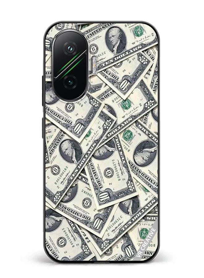 Protective Case Cover For Xiaomi Poco F7 Money Design Multicolour