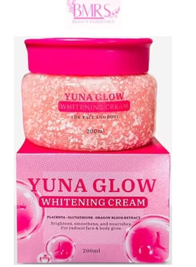 BMRS Yuna Glow Whitening Cream 200ml - Image 1