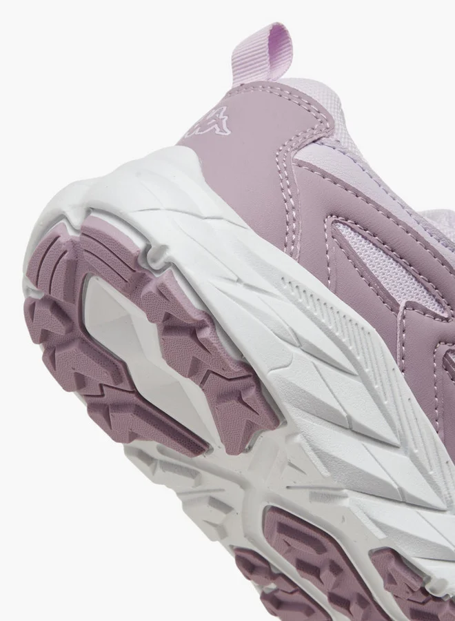 Kappa Girls' Logo Detail Sports Shoes with Hook and Loop Closure
