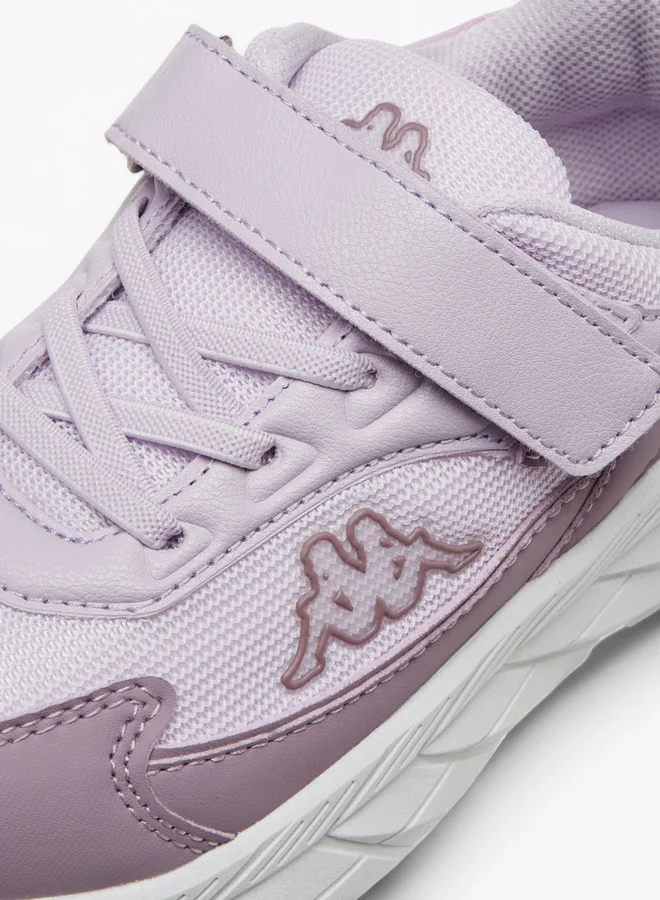 Kappa Girls' Logo Detail Sports Shoes with Hook and Loop Closure
