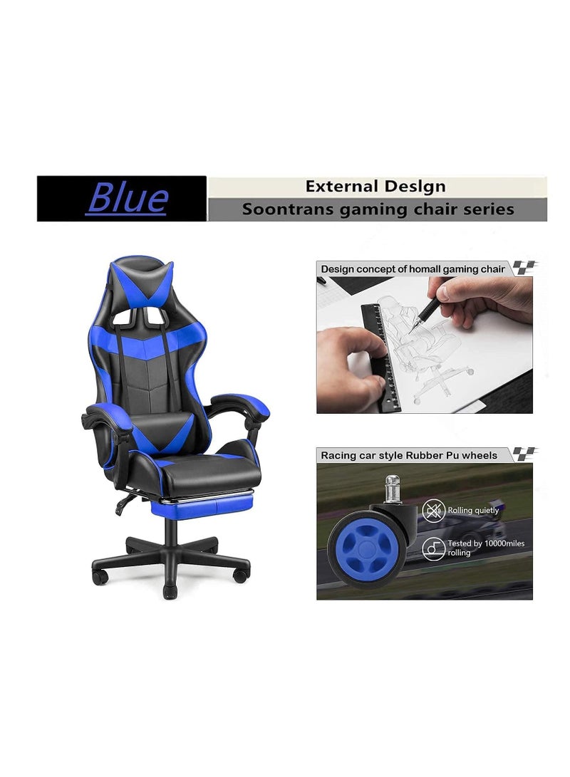 Cool Baby COOLBABY Gaming Chair Racing Style Office Chair Durable Leather Seat 360° Gaming Chair Upto 120 Kg - Image 3