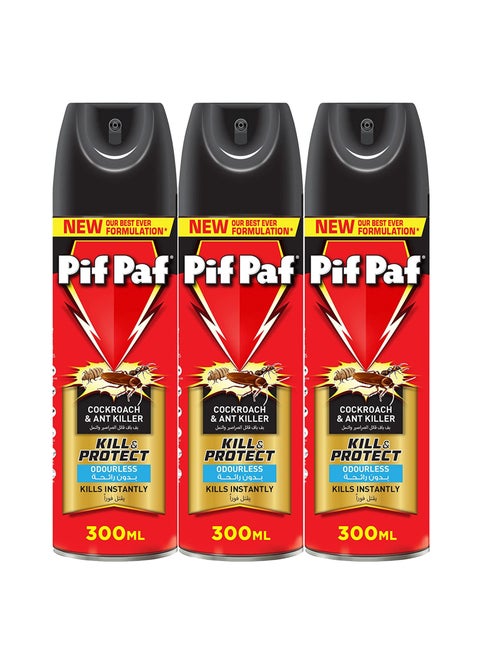 Cockroach And Ant Killer Spray With Best Ever Formulation 3 x 300ml