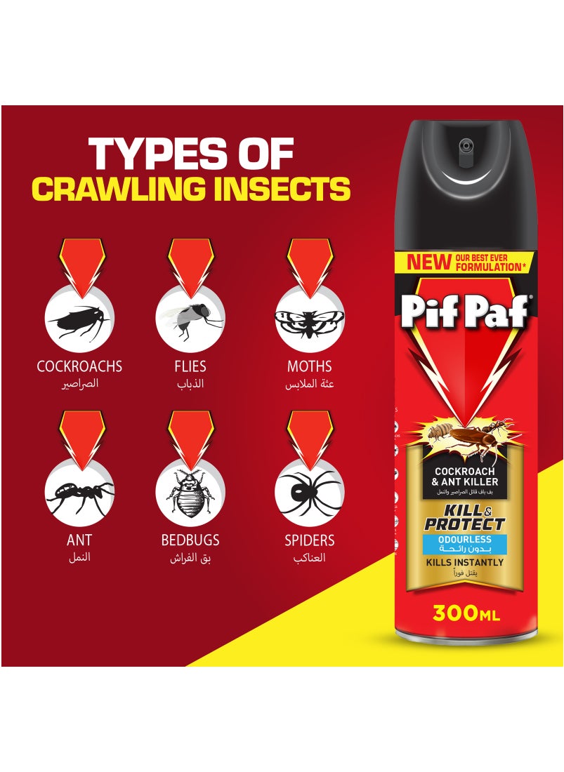 Cockroach And Ant Killer Spray With Best Ever Formulation 3 x 300ml