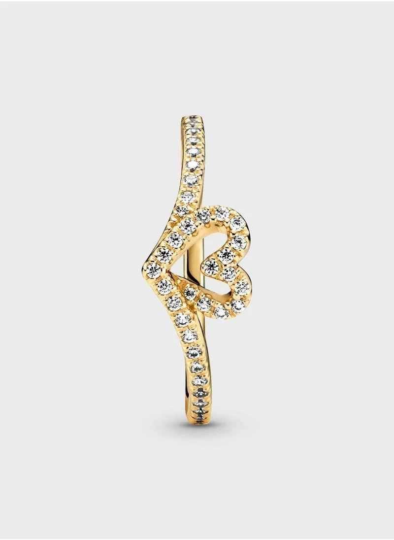 PANDORA Pandora Timeless Wish Sparkling Heart Ring