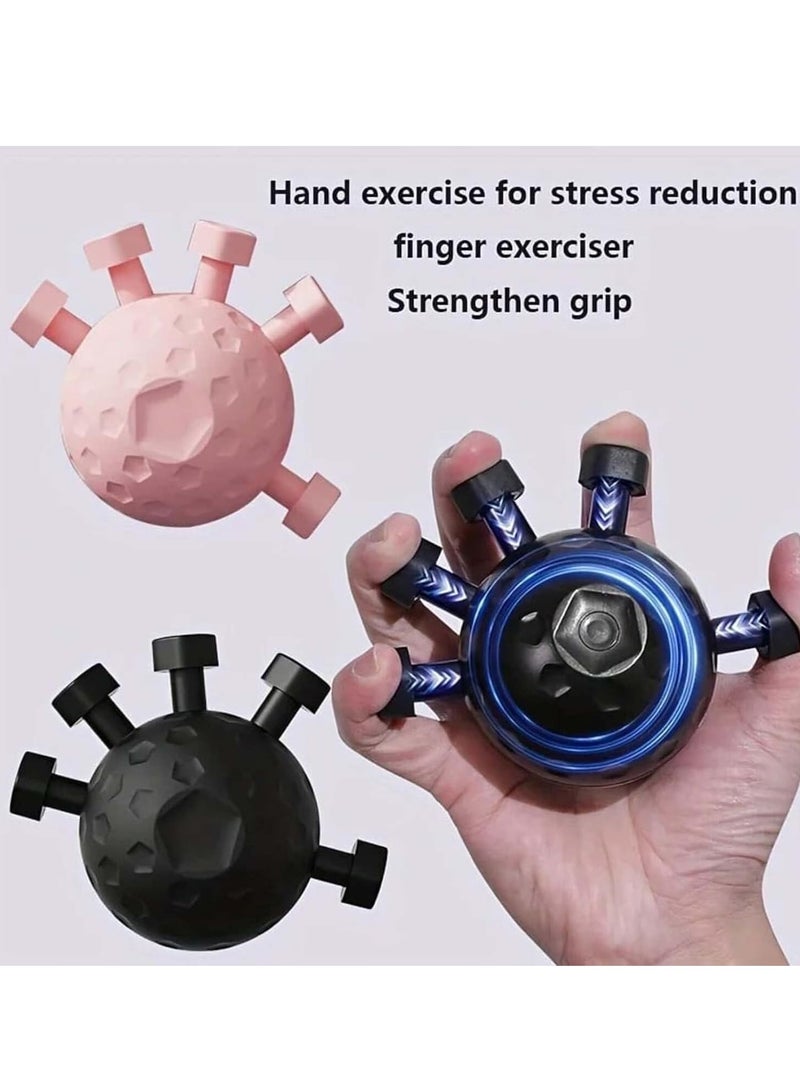 JOGAMS 2025 Upgraded Finger Grip Strengthener Hand Gripper and Silicone Finger Exerciser for Hand Wrist and Arm Strength Training Resistance Therapy Tool - Image 2