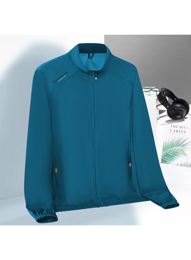 Song Feng Ya Sun Protection Clothing Men's Summer Casual Thin Breathable Ice Silk Sun Protection Clothing Outdoor Fishing Riding Quick-drying Sportswear Trendy - Image 1