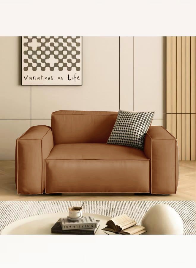 AAF FURNITURE Light Luxury Style Furniture Sofa Set Brown Without Pillow - Image 3