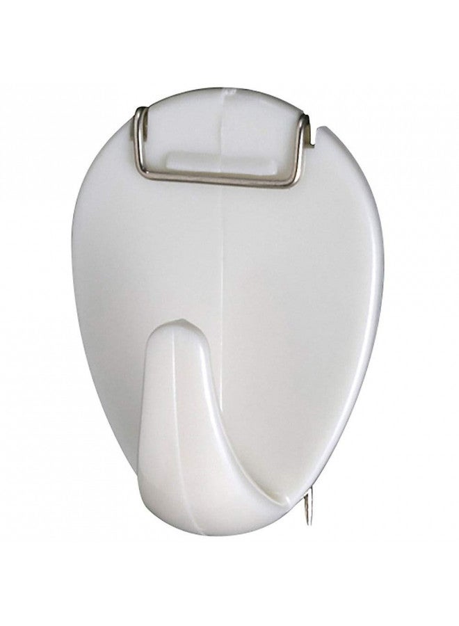 Officemate Plastic Cubicle Hooks, White, Set of 5 (30180) - Image 3