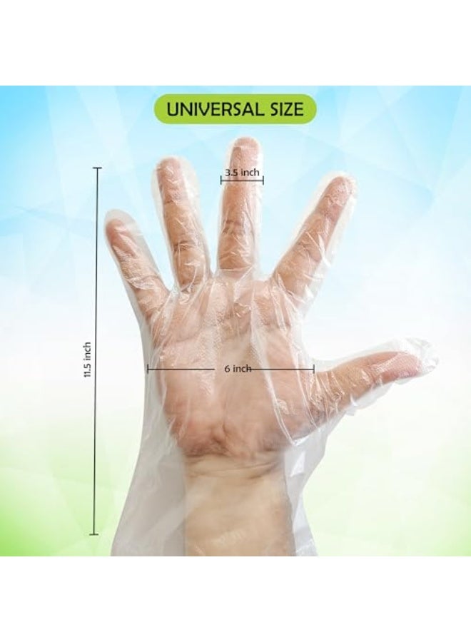 Shalimar Disposable Hand Gloves – Pack of 1 / 200 Pieces – Natural Color – Free Size – Durable, Multi-Purpose Gloves for Household, Kitchen, Cleaning, and More - Image 5