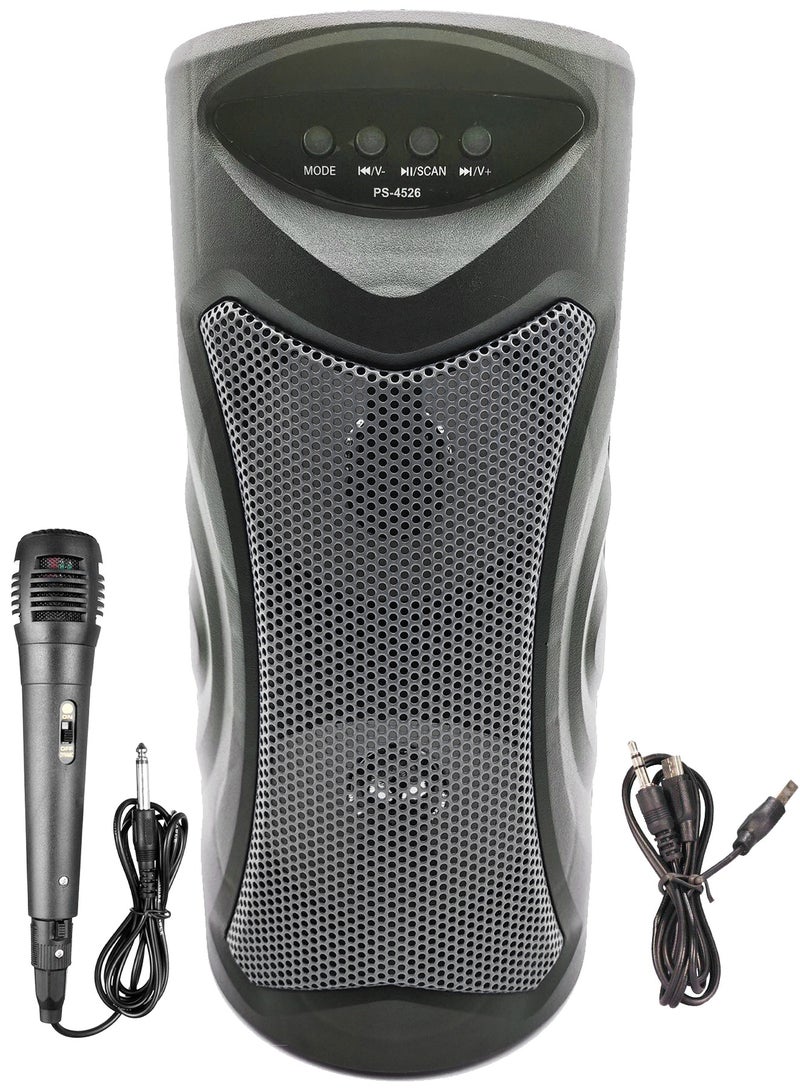 مايكروبلس مكبر صوت ستيريو احترافي مع ميكروفون بخاصية بلوتوث متوافق مع الاجهزة المحمولة - Image 1