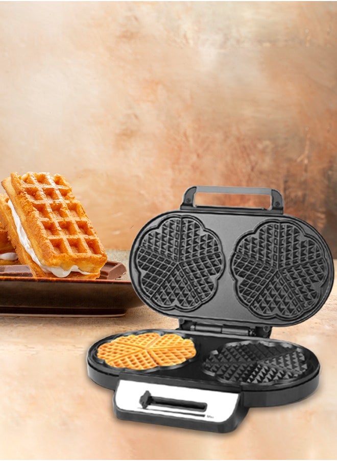 KOOLEN - Double wafel machine with temperature control, black - 800108002 - Image 1