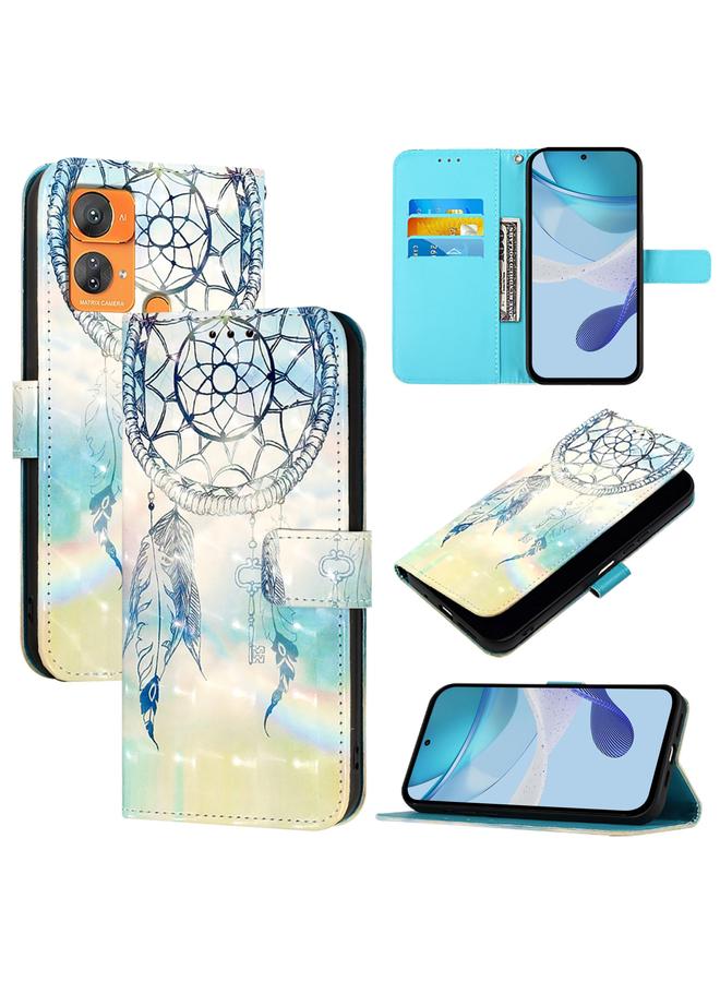 اس-توب جراب لهاتف Oukitel C33، جراب جلدي أفقي قابل للطي بتصميم ثلاثي الأبعاد - Image 1