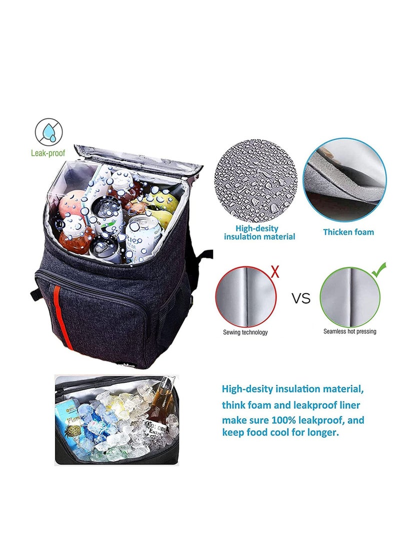 WALALLA - Lightweight Large Capacity Soft Collapsible Cooler Bag and Leakproof Tote Backpack for Camping, Hiking, Picnic - Image 1