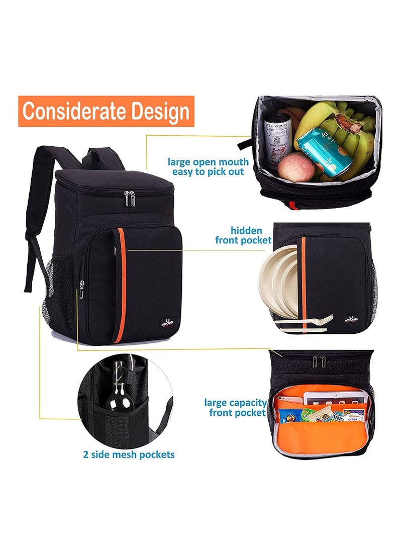 WALALLA - Lightweight Large Capacity Soft Collapsible Cooler Bag and Leakproof Tote Backpack for Camping, Hiking, Picnic - Image 1
