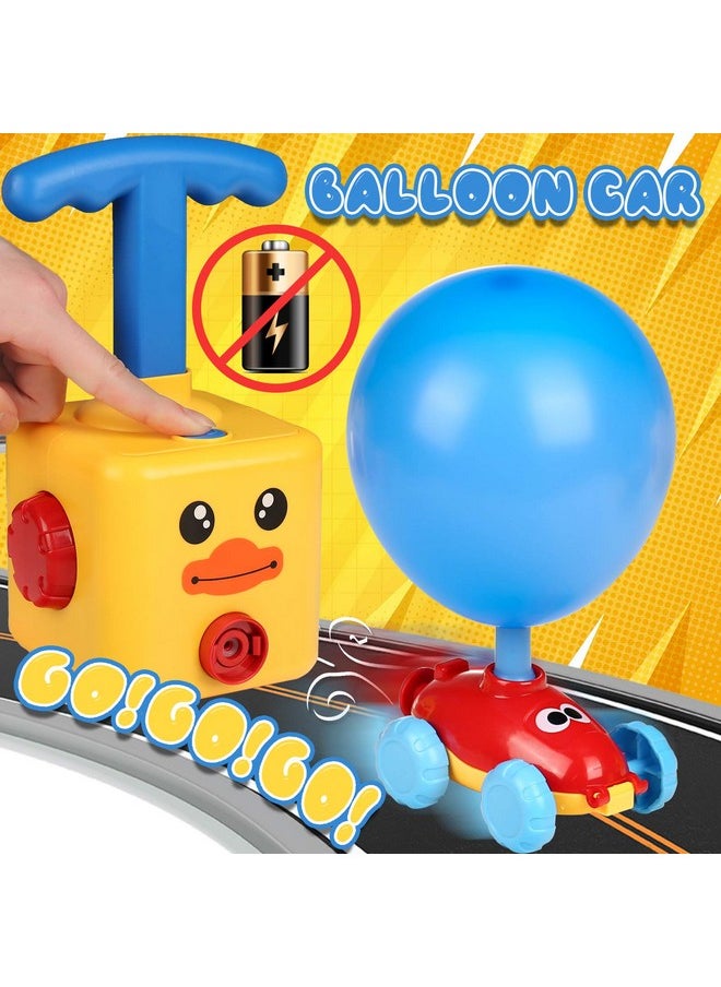 PartyWoo Balloon Launcher Car Toy Set 72 Pcs Balloon Car Toy With Pump Balloon Toys For Kids Balloon Launcher Toy Balloon Powered Car Balloon Launcher Toy Gifts For Kids (Yellow Duck)  - Image 3