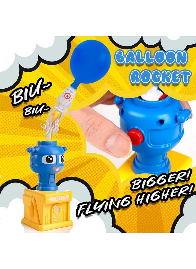 PartyWoo Balloon Launcher Car Toy Set 72 Pcs Balloon Car Toy With Pump Balloon Toys For Kids Balloon Launcher Toy Balloon Powered Car Balloon Launcher Toy Gifts For Kids (Yellow Duck)  - Image 5