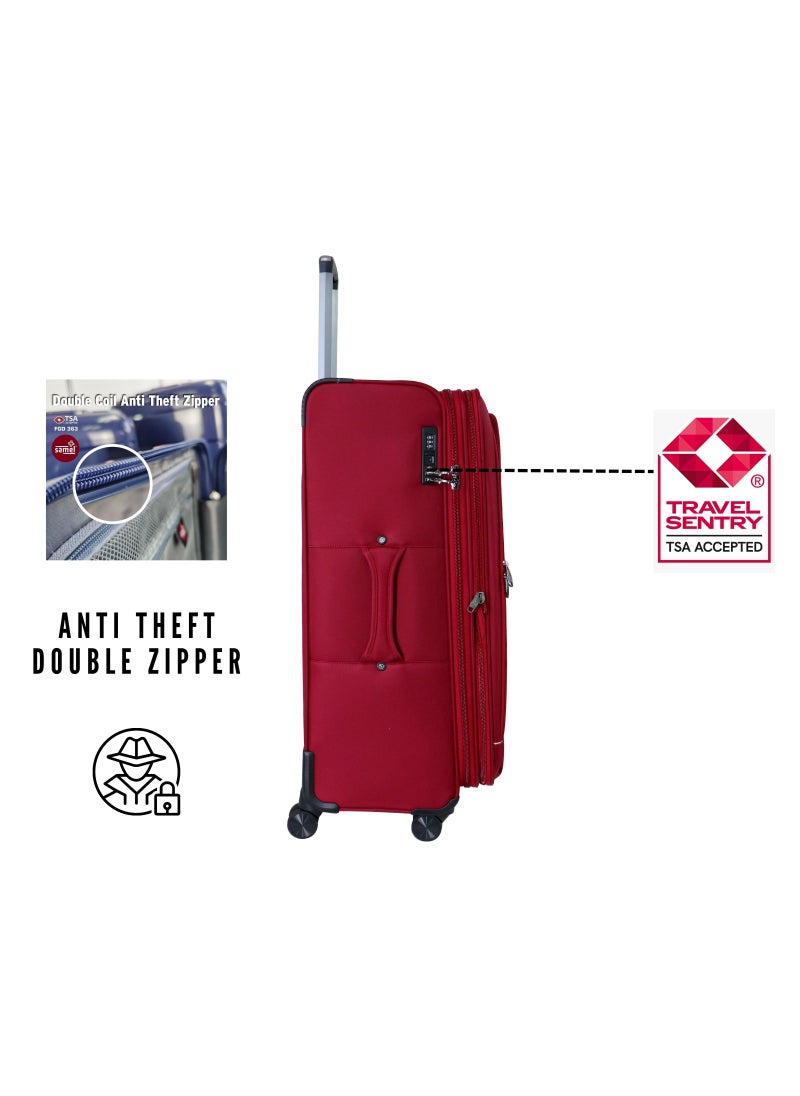 pierre cardin Softside Luggage Set of 3  - Image 4
