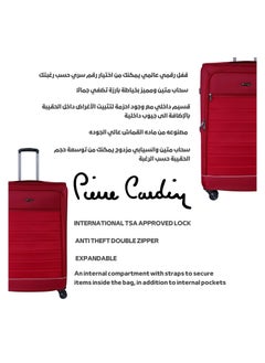pierre cardin Softside Luggage Set of 3  - Image 2
