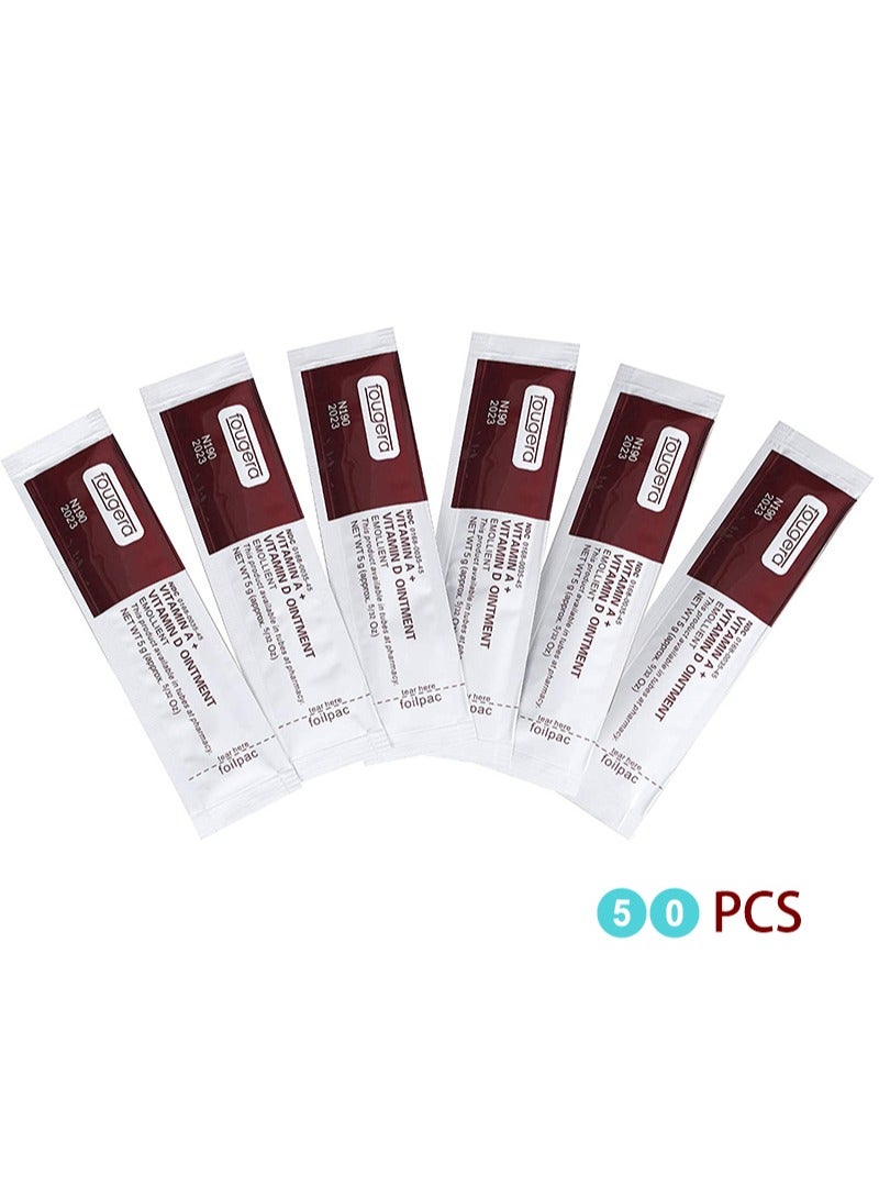 Fougera Tattoo Scar Repair Gel, 100Pcs Microblading Aftercare Ointment Vitamin A&D Anti-Inflammatory Anti Scar Tattoo Aftercare Cream for Makeup Microblading and Tattoo Healing Art Tattoo Supplies - Image 5