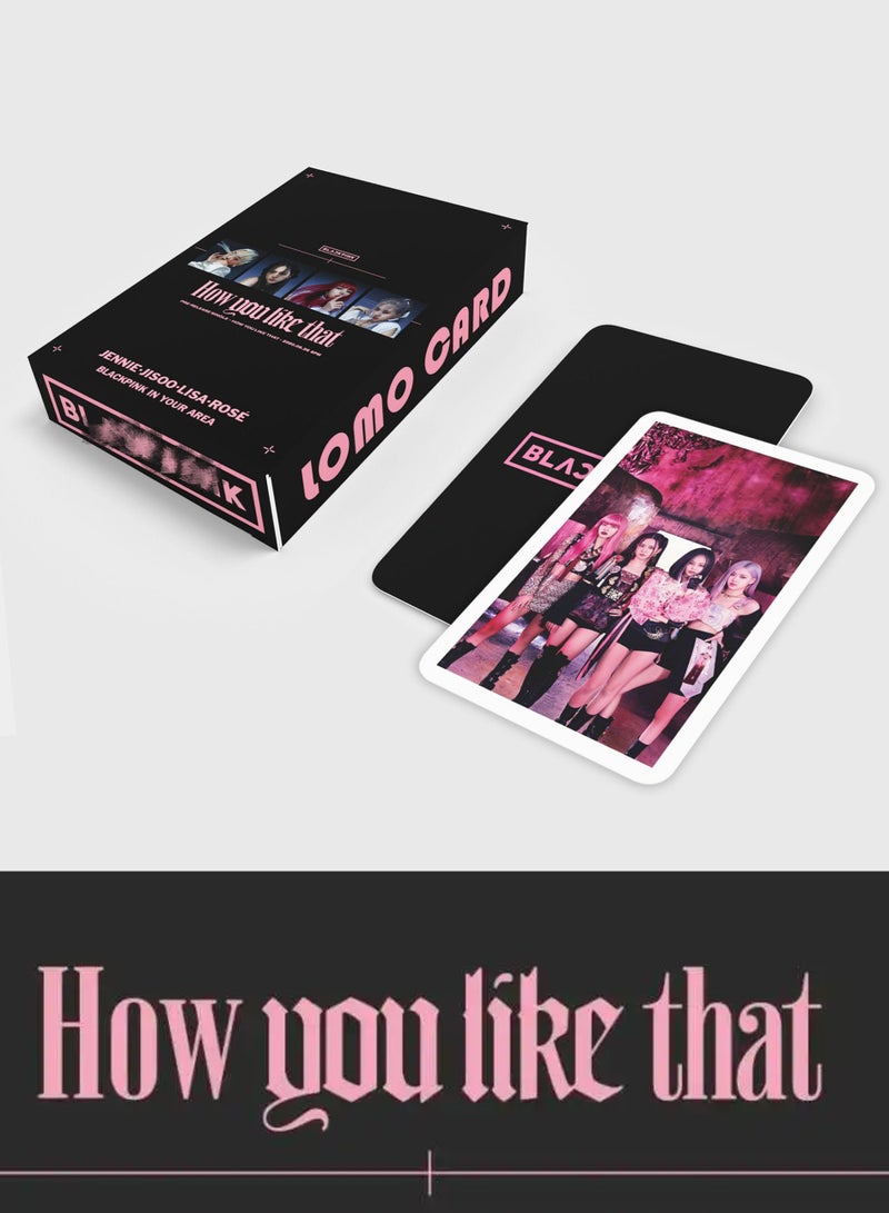 55Pcs How You Like That Lomo Card, BlackPink - Image 1