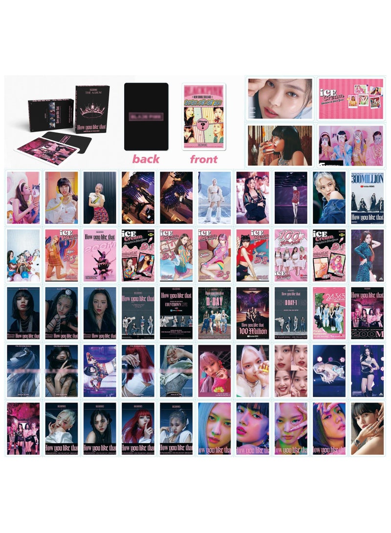55Pcs How You Like That Lomo Card, BlackPink - Image 2