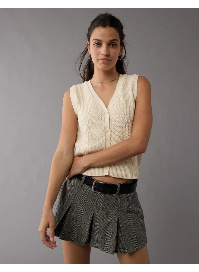 امريكان ايجل AE Button-Up Sweater Vest