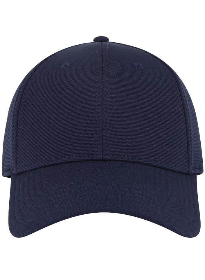 Santhome Titan Cap for Men Branded Recycled structured 6 Panel Premium cap with a Stylish Heavy Ribbed Double Jersey Knit Structure with Silent Adjustable Velcro - Image 5