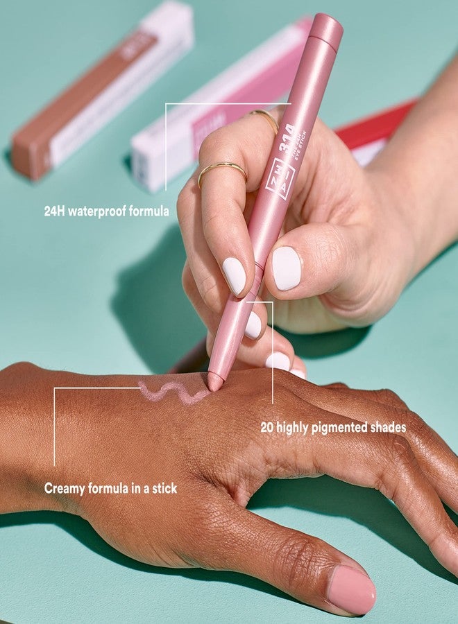 3INA The 24H Eye Stick - Long Wear Eyeshadow Stick - Creamy, Waterproof and Pigmented Eye Shadow - Matte, Sparkly, Metallic Finish - 848-0.049 oz - Image 3