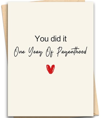 fancu One Year Old Birthday Cards, 1st Birthday Cards for Girls, First Birthday Card for Boy, Baby Gift Card, Birthday Card for 1 year Old Boys Girls - Image 1